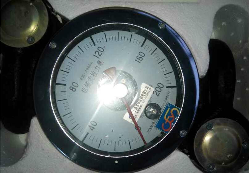電纜用0~80KN拉力計(jì).8T機(jī)械式指針測(cè)力儀表